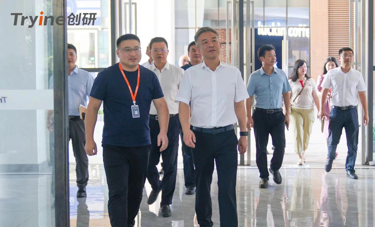 創(chuàng)研新篇 | 湘江新區(qū)領(lǐng)導(dǎo)蒞臨指導(dǎo)，共繪AI科技營銷宏偉藍(lán)圖-公司新聞